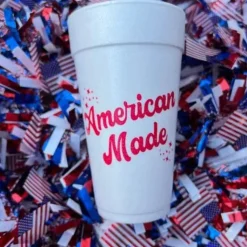 American Made Foam Cups