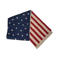 Americana Star and Stripes Flag Table Decor Runner