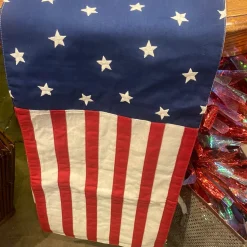 Americana Star and Stripes Flag Table Decor Runner