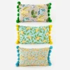 Aqua Accent Summer Pillow