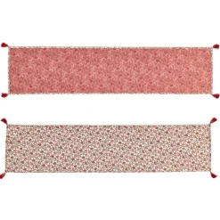 Autumn Blush Quilted Double-Sided Table Runner