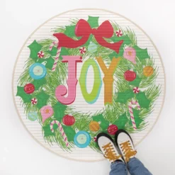 Bamboo Bright Joy Wreath Mat