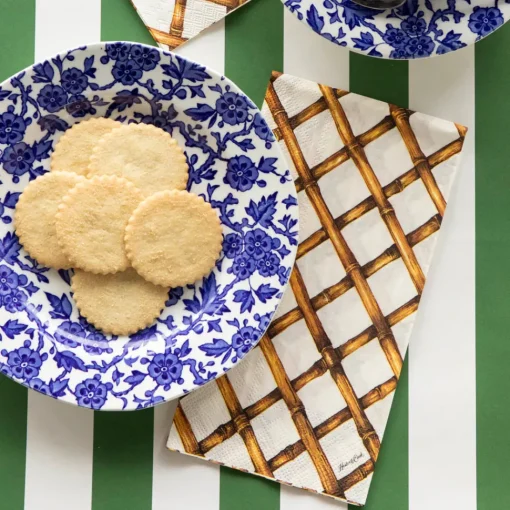 Bamboo Lattice Guest Napkin Set