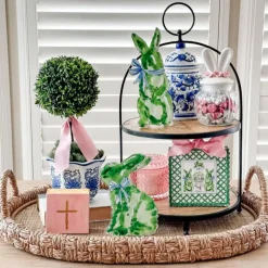 Beck’s Boxwood Bunnies Mini Gallery Art