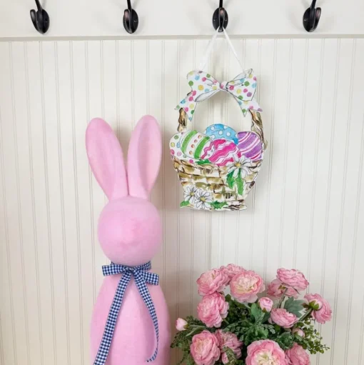 Beck’s Classic Easter Basket Door Hanger