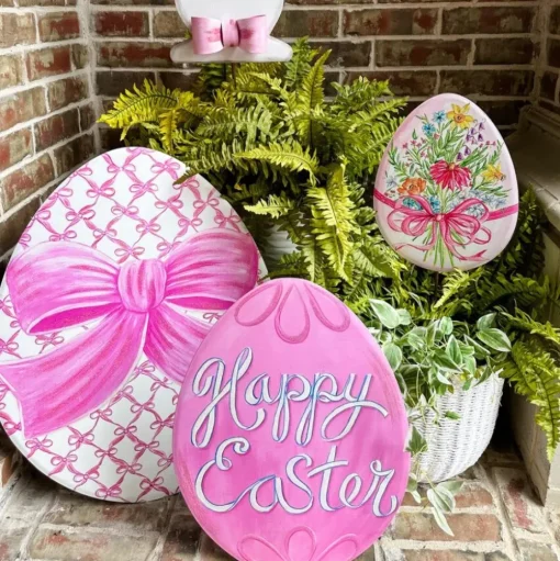 Beck’s Floral Easter Egg Stake