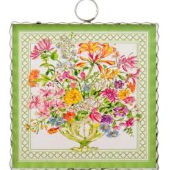 Beck’s Green Floral Arrangement Mini Gallery Art