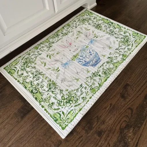 Beck’s Posh Bunny Bamboo Mat
