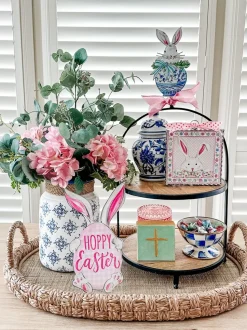 Beck’s Posh Egg & Bunny Finial