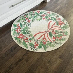 Beck’s Round Holly Mat