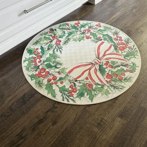 Beck’s Round Holly Mat