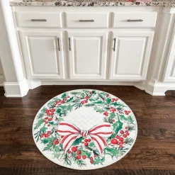 Beck’s Round Holly Mat