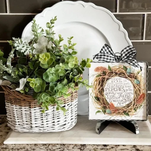 Bird Nest Wreath Mini Gallery Art