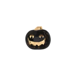 Black and Gold Pumpkin Bowl