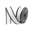 Black and White Luster Cord Ribbon, 1.5" X 10YD