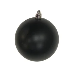 Black Matte Ball Ornament, 6"