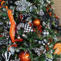 Black Matte Ball Ornament, 6"