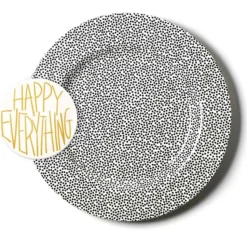 Black Small Dot Big Round Entertaining Platter by Happy Everything!