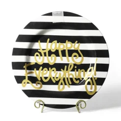 Black Stripe Big Platter by Happy Everything!