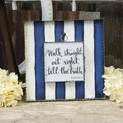 Blue & White Gallery Art Display Board