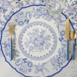 Blue Asiatic Pheasants Placemat Set