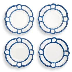 Blue Bamboo Touch Dinner Plate Set