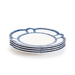 Blue Bamboo Touch Dinner Plate Set