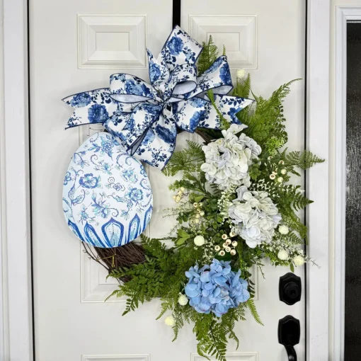 Blue Egg Bliss Wreath