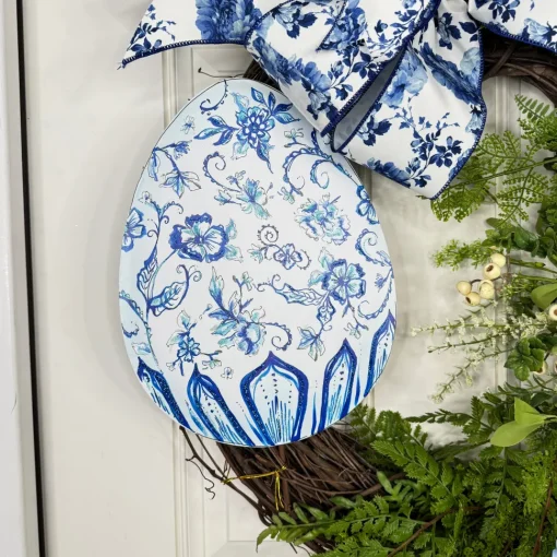 Blue Egg Bliss Wreath