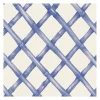 Blue Lattice Cocktail Napkin Set