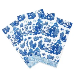 Blue Willow Dinner Napkin Set