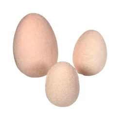 Blush Flocked Eggs