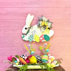 Blush Flocked Eggs