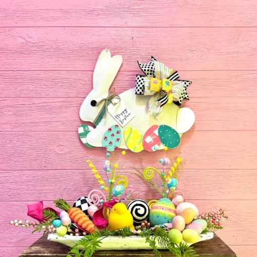 Blush Flocked Eggs