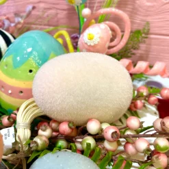 Blush Flocked Eggs