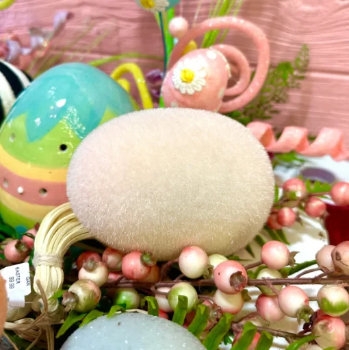 Blush Flocked Eggs