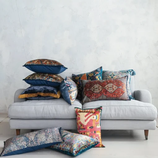 Bohemian Vintage Carpet Pattern Pillow
