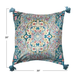 Bohemian Vintage Carpet Pattern Pillow
