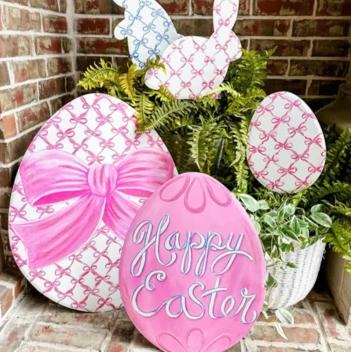 Bowtiful Egg Yard Display
