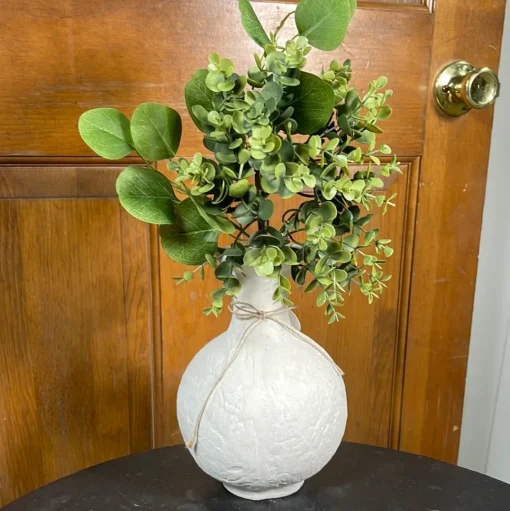 Boxwood and Eucalyptus Pick