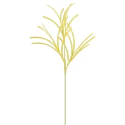 Bright Yellow Glittered Grass Spray
