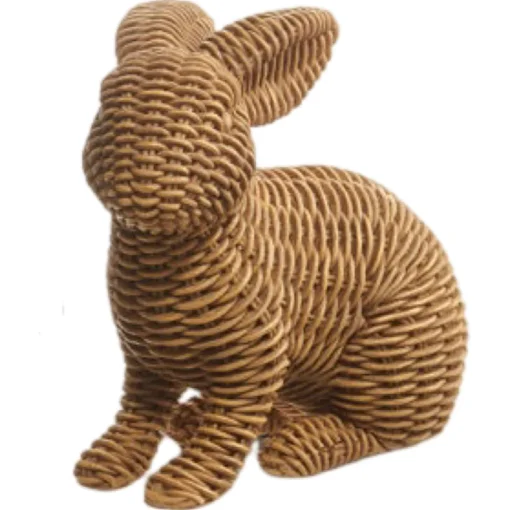 Brown Basketweave Rabbits