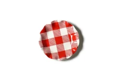 Buffalo Ruffle Salad Plate Red