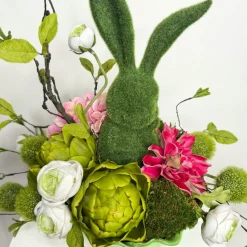 Cabbage Bowl Bunny Arrangement