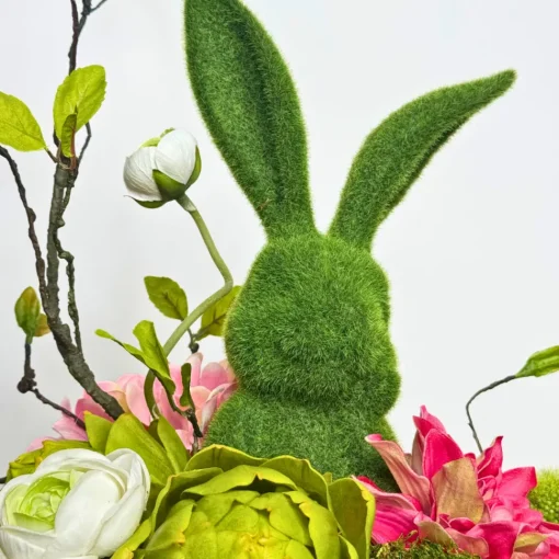 Cabbage Bowl Bunny Arrangement