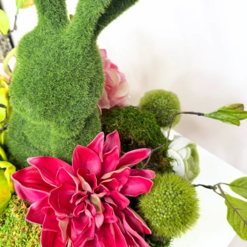 Cabbage Bowl Bunny Arrangement