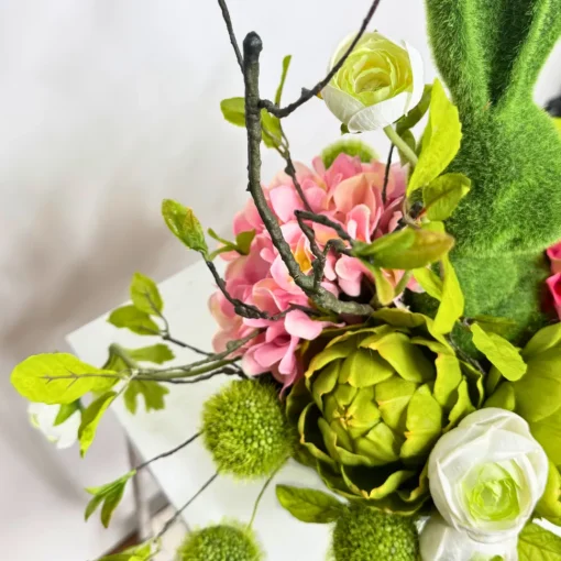 Cabbage Bowl Bunny Arrangement