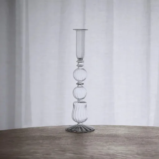 Cambridge Emma Candlestick Holder Set, Clear