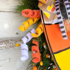 Candy Corn Frizzy Curly Pick
