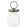 Celebrate Every Day Black Wood Finial Jar